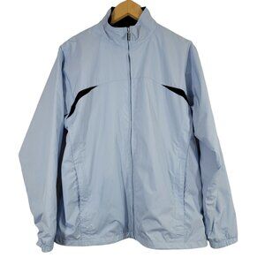 Cutter & Buck Jacket Women's Light Blue‎ Full Zip Golf Petite Size SP EUC